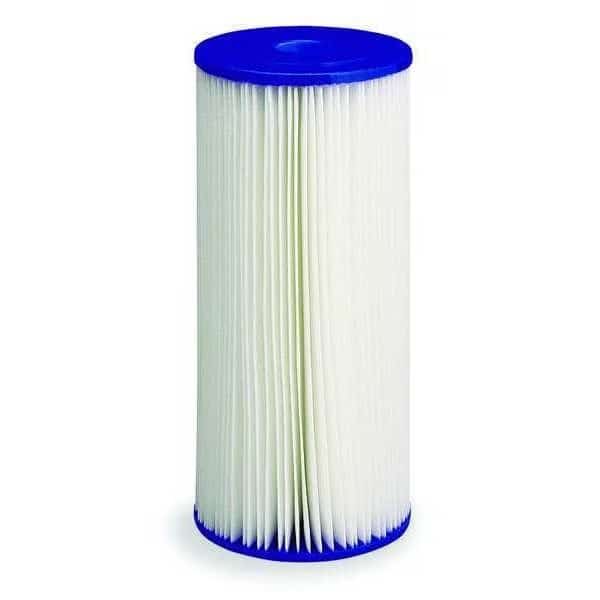 Pleated Filter Cartridge, 10 gpm, 50 Micron, 4-1/2" O.D., 9 3/4 in H