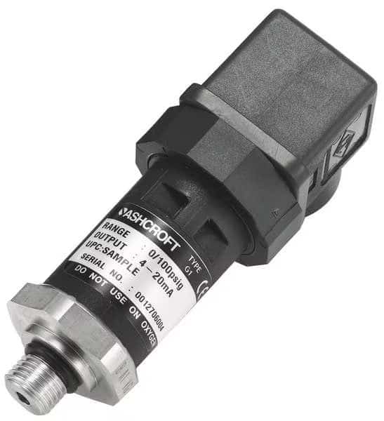 Transducer, 0 to1000 psi, Output 1 to 5VDC