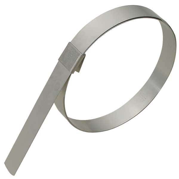 Preformed BandClamp, SS, Min.Dia.3/4", PK10