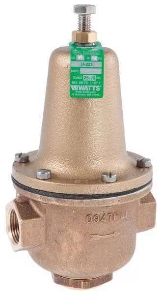 Water Pressure Reducing Valve, 3/4 In.