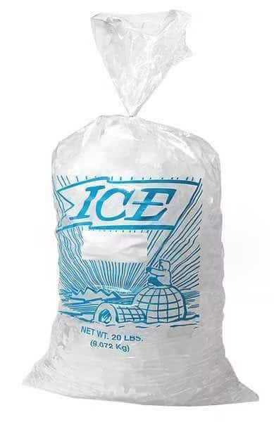 Ice Bag, 21x12 In., 1.20 mil, Pk1000
