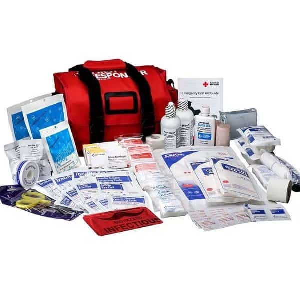 First Responder Kit, Nylon Bag, 113 Components, 50 People Served