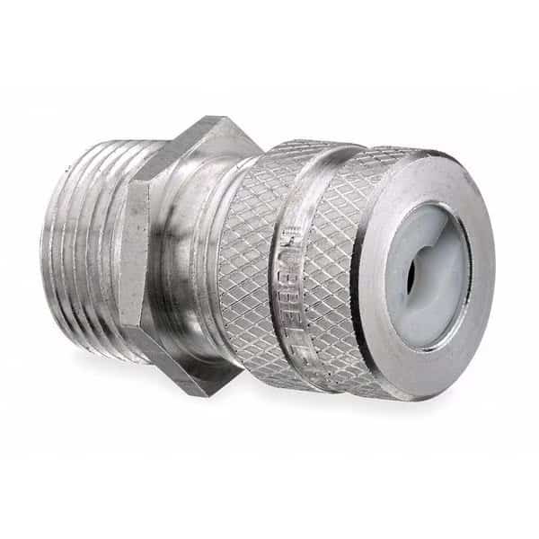 Liquid Tight Connector, 1 in., Yellow, HUBBELL WIRING DEVICE-KELLEMS, Mfr# SHC1041