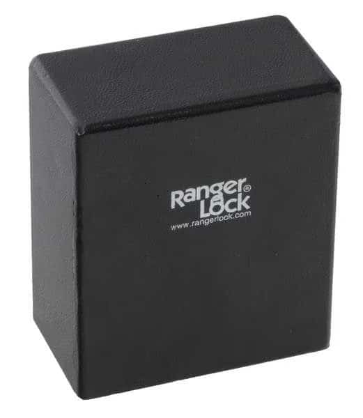Padlock Guard, Hardened Steel, Blk, 5-1/4"L