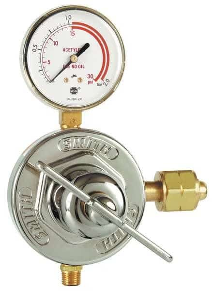 Gas Regulator, Propane, Propylene, Single Stage, 7/8"-14 Inlet, 9/16"-18 Outlet, 50 psi