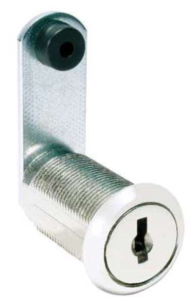 Disc Tumbler Keyed Cam Lock, Keyed Different, For Material Thickness 15/64 in, Compx National, Mfr#: C8052-KD-14A