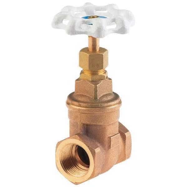 Gate Valve, 1-1/4 In., Bronze