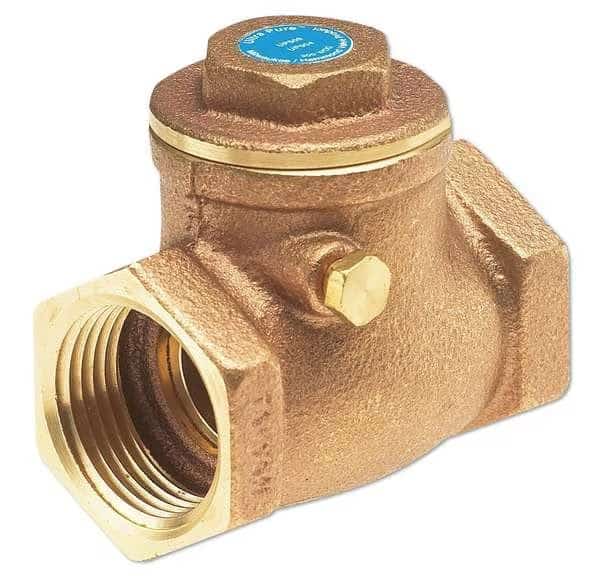 1" Threaded Low Lead Bronze Swing Check Valve