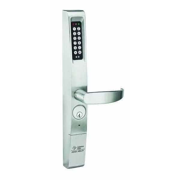 Electronic Lock, Satin Chrome, 12 Button