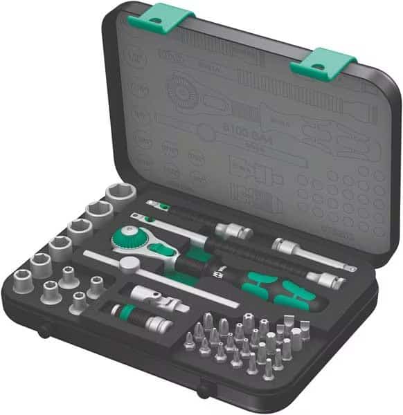 1/4" Drive Ratchet Set SAE, Torx(R) 41 Pieces 3/16 in to 9/16 in , Chrome
