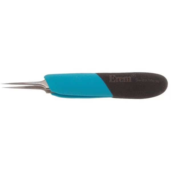 ESD Ergo Tweezer,Micro,4 3/4 In, Mfr#: E5SA, EREM