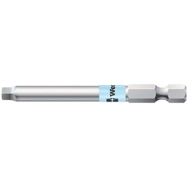 Power Bit, SAE, 1/4", Hex, No 2, 3-1/2", SS
