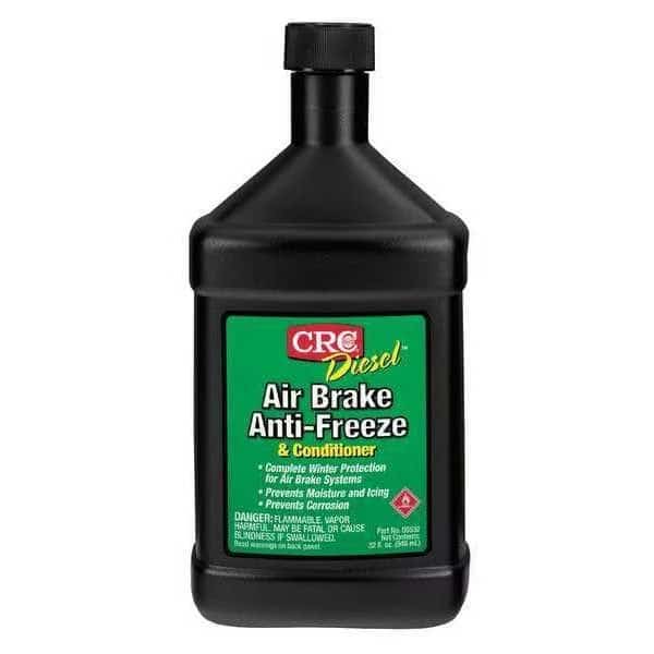 Air Brake Antifreeze/Conditioner, Bottle, 32 oz, For Air Brake Systems, Colorless, Liquid