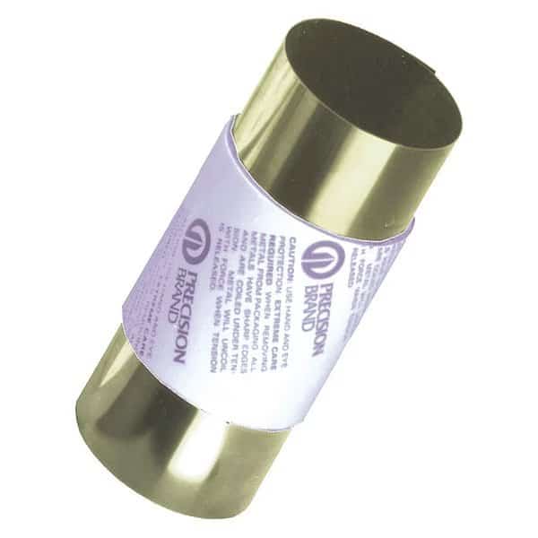 Shim Stock, Roll, Brass, 150mm