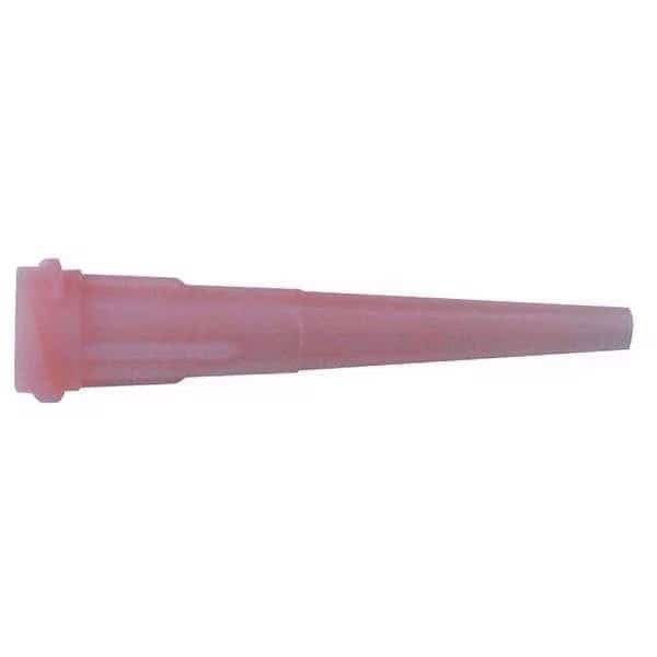 Dispensing Tip, Taper Tip, Polyethylene, Red, 50 PK