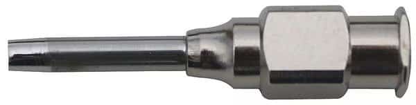 Needle, Razor Edge Luer Lock, Stainless Steel, Silver, 5 PK