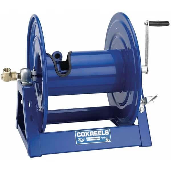 Hose Reel, Hand Crank, 1" IDx100 ft