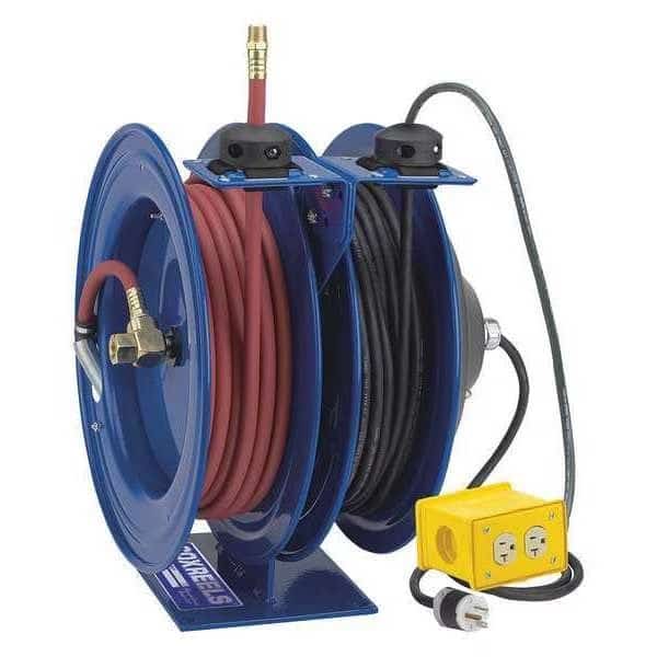 Reel, Combination, Spring Driven, 3/8x50 Ft