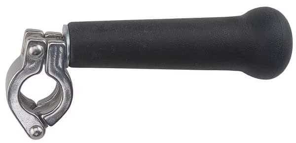Auxiliary Handle, Steel, 5-1/2 In. L, Black, GUARDAIR, Mfr# 500A20