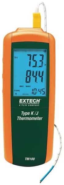 Thermocouple Thermometer, 1 In, Type J, K