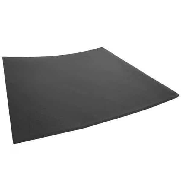 Foam Sheet, Crosslink, 12 in W, 12 in L, 3/4 in Thick, Charcoal