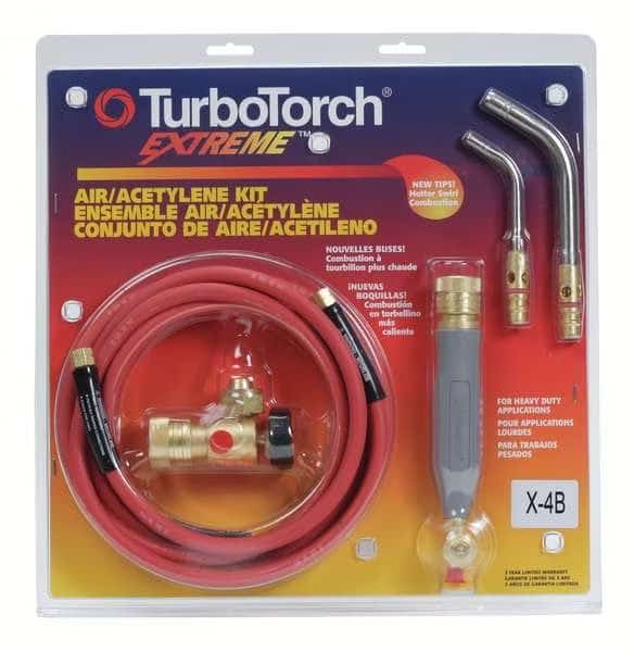 Torch Kit, X-4B Series, Acetylene, Turbotorch, Mfr#: 0386-0336