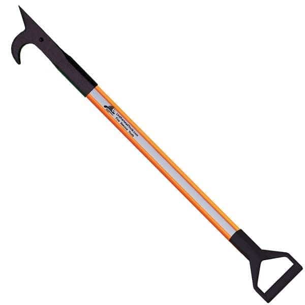 American Hook, 12 ft. Dog Bone Pole, HiViz Orange, D-Handle