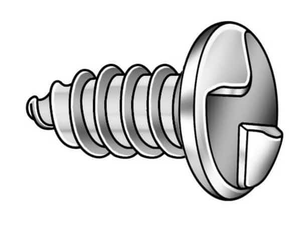 Tamper Resistant Screw, 1/2 in, Plain Finish, 18-8 Stainless Steel, Round Head One-Way Drive, 50 PK
