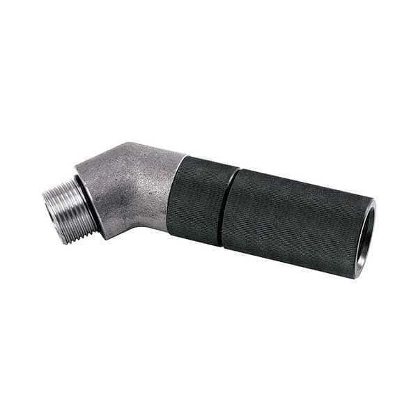 Angled Adapter, 6 In. L, Aluminum