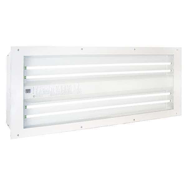 T5 Spray Booth Light Fixture, 4 Tube