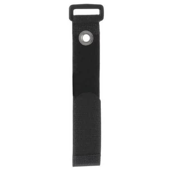 Cinch Strap, No Adhesive, 8 in, 1 in Wd, Black, 10 PK
