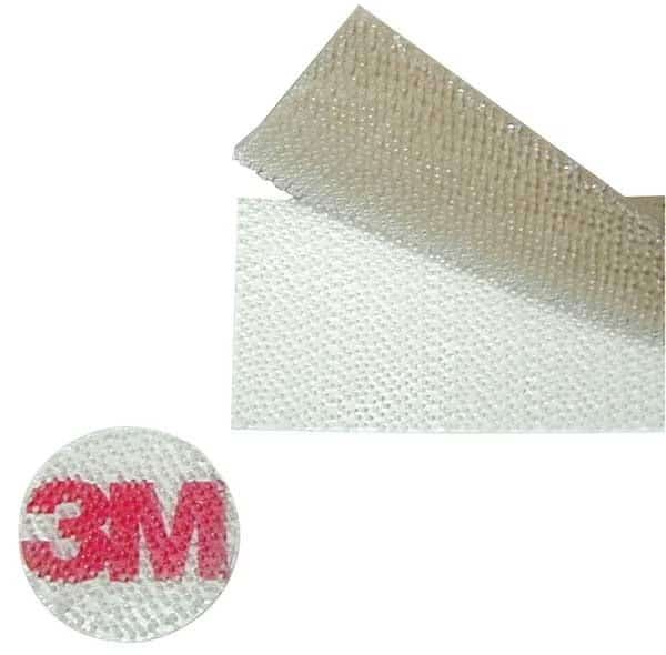Reclosable Fastener, Disc, Acrylic Adhesive, 3/4 in, Clear, 1028 PK