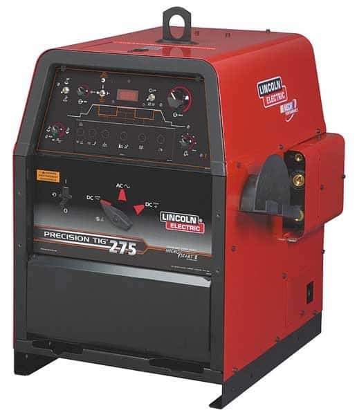 Tig Welder, Precision TIG 275 Series, 208/230/460V AC, 340 Max. Output Amps, 275A @ 31V Rated Output, Lincoln Electric, Mfr#: K2619-1