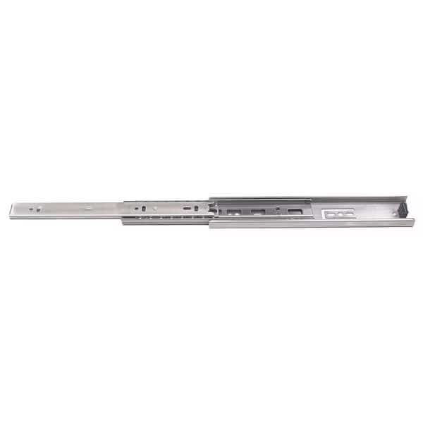 Drawer Slide, Side Mount, Full, Conv., 1/2"W, PR