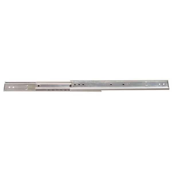 Drawer Slide, Side Mount, Full, Conv., 1/2"W, PR