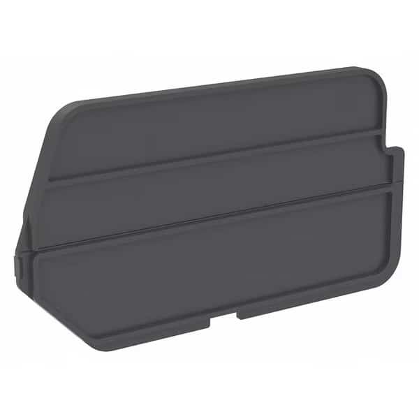 Plastic Divider, Black, 6 in L, 2 3/4 in H, 6 PK