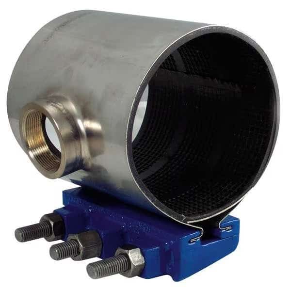 Repair Clamp, SS, 8 In Pipe, 3/4 In CC Out