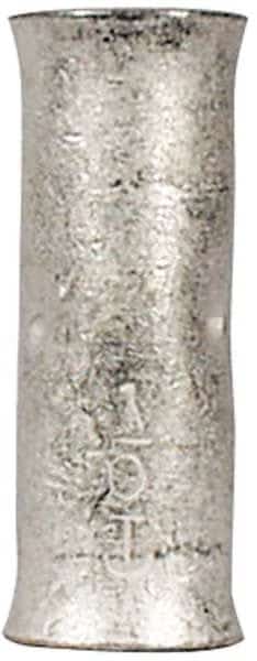 Short-Barrel Splice, 1.20 in. L, Gray, PK10, QUICKCABLE, Mfr# 6651-525-010