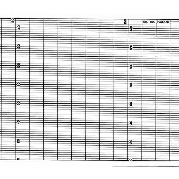 Chart, Fanfold, Range 0 to 100, 66 Ft