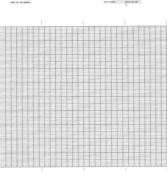 Chart,Fanfold,Range 0 to 100,99 Ft, Mfr#: YOK B962MEY, GRAPHIC CONTROLS