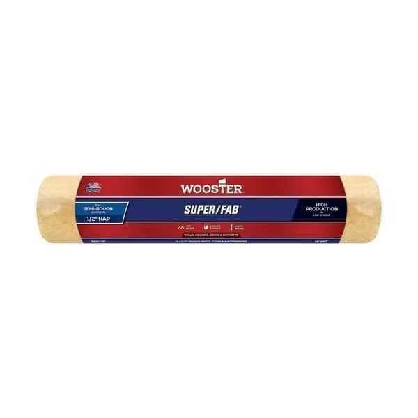 Paint Roller Cover,14"L,1/2"Nap,Knit, Mfr#: R240-14, WOOSTER