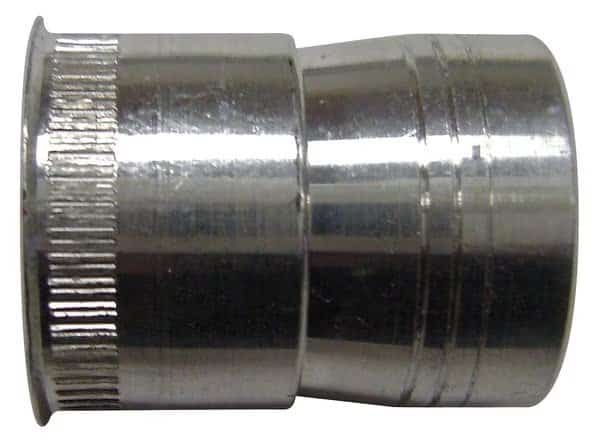 Nut Insert, 1/4"-20 Thrd Sz, 33/64 in L, Steel, Zinc Plated, 50 PK