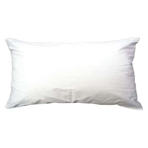 Pillow, King , 37x21 In., White, Mfr#: X11702, R & R TEXTILE