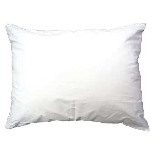 Pillow, Standard ,27x21 In., White, Mfr#: X11300, R & R TEXTILE