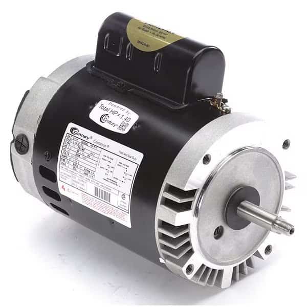 Pool Pump Motor, Permanent Split Capacitor, 1 HP, 56J Frame, 3,450 Nameplate RPM