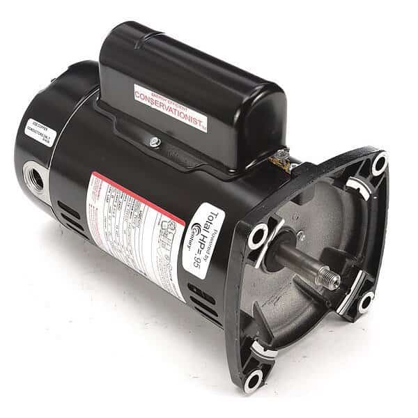 Pool Pump Motor, Capacitor-Start/Run, 9/10 HP, 48Y Frame, 3,450 Nameplate RPM