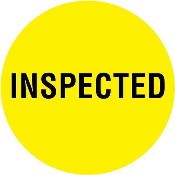 Inventory Control Label,Inspected,PK1000, Mfr#: 16U934, TAPECASE