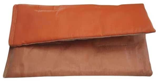 Welding Pad, Fiberglass, 24" W., 6 ft. H., 32 oz/sq yd, 1,750 Degrees F Withstand Temp., Red