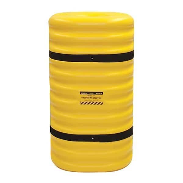 Column Protector, For 12 In Column, Yellow