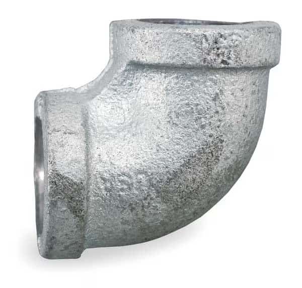 1-1/4" FNPT Galvanized 90 Degree Elbow